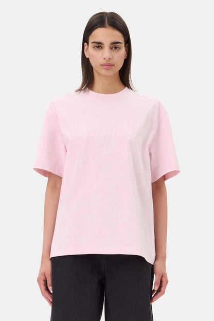 Drop Shoulder, Chalk Pink, T-Shirt