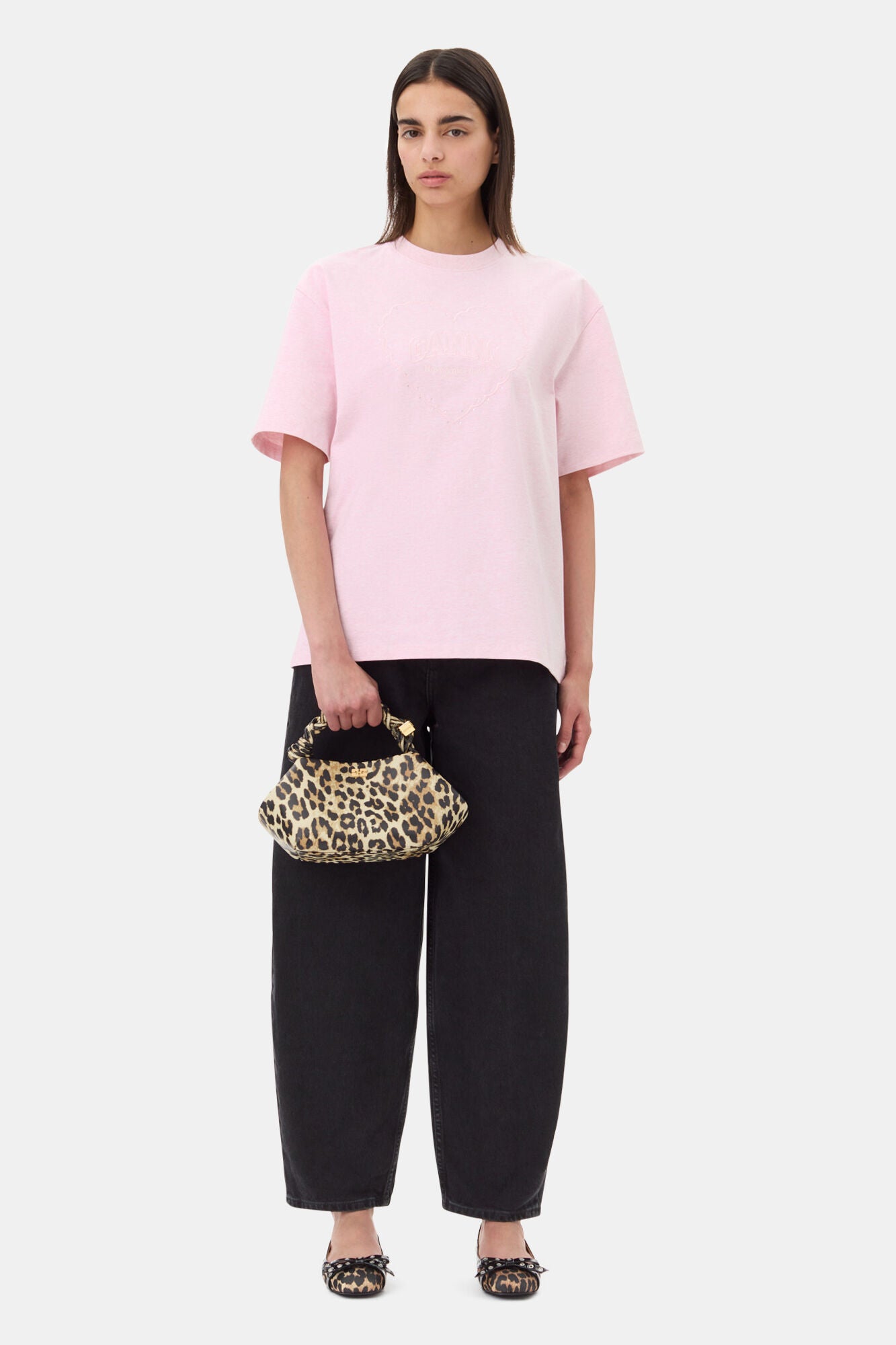 Drop Shoulder, Chalk Pink, T-Shirt