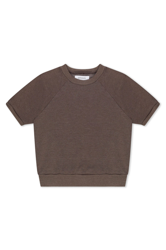 Raglan, Heathered Brown, sweatshirt