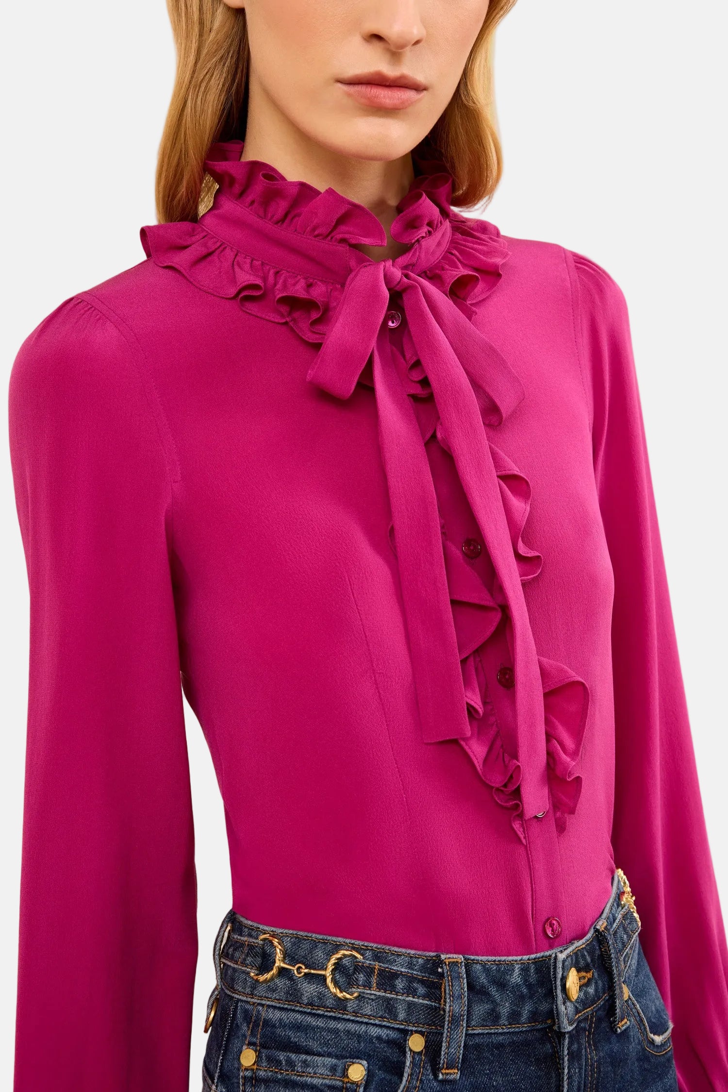 Ulla Johnson Catroux, Orchid, Silk Blouse