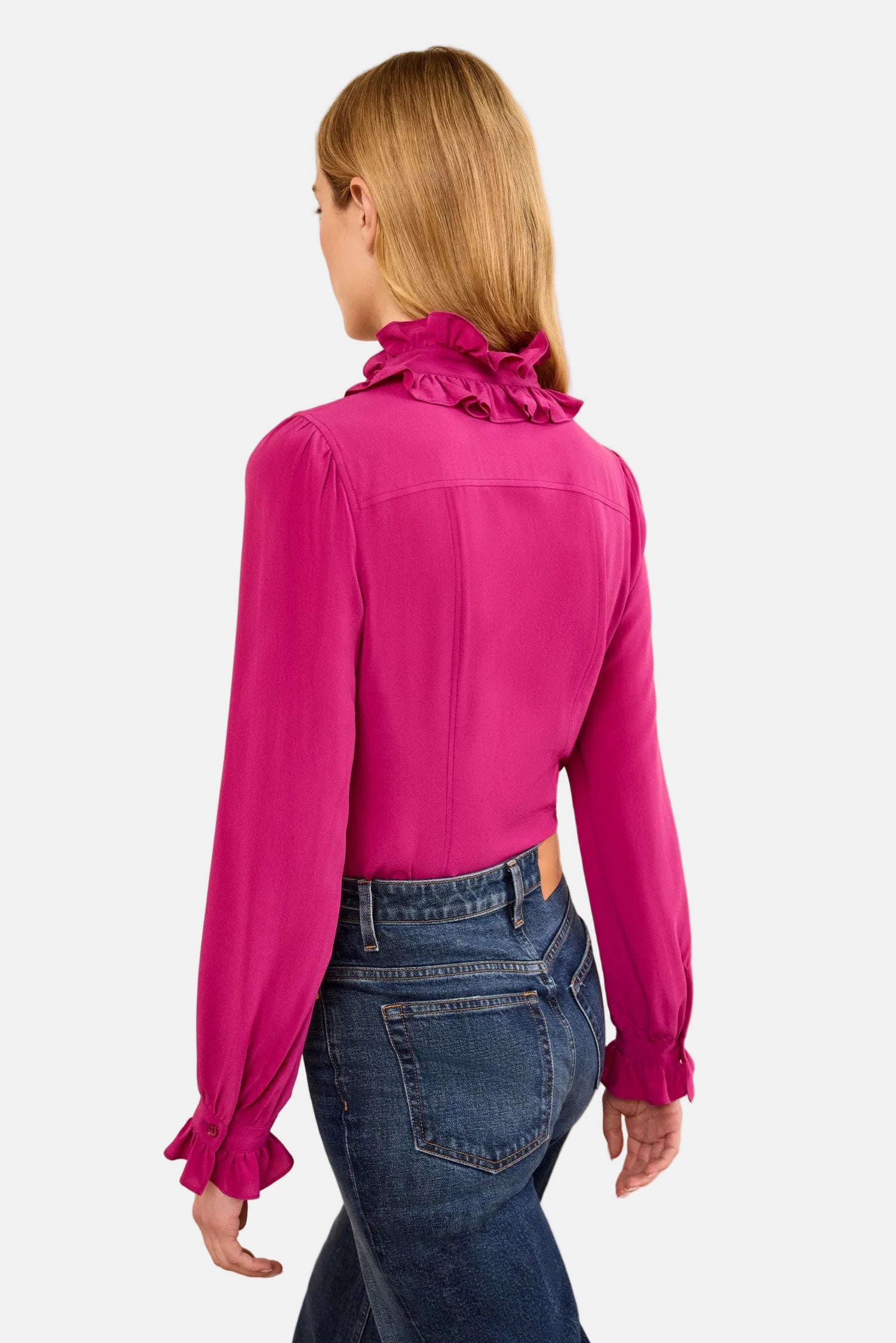 Ulla Johnson Catroux, Orchid, Silk Blouse