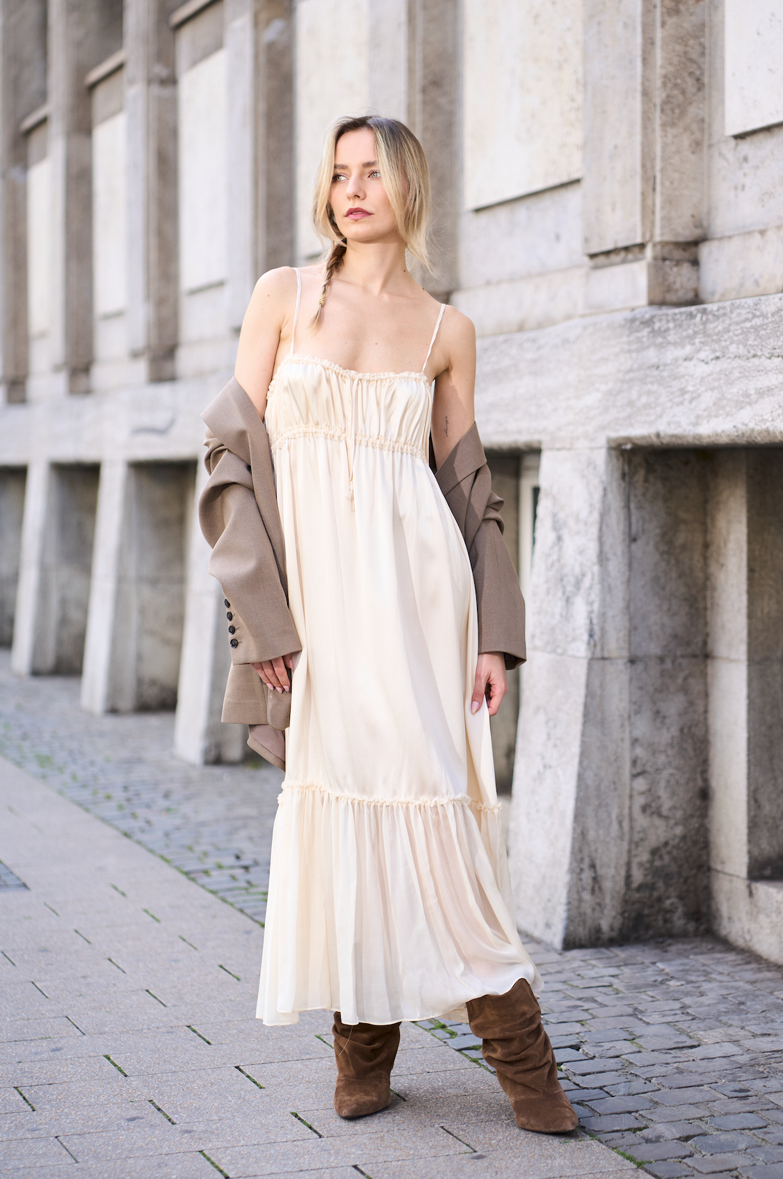 Ulla Johnson Marielle Cami, Ivory, Seidenkleid