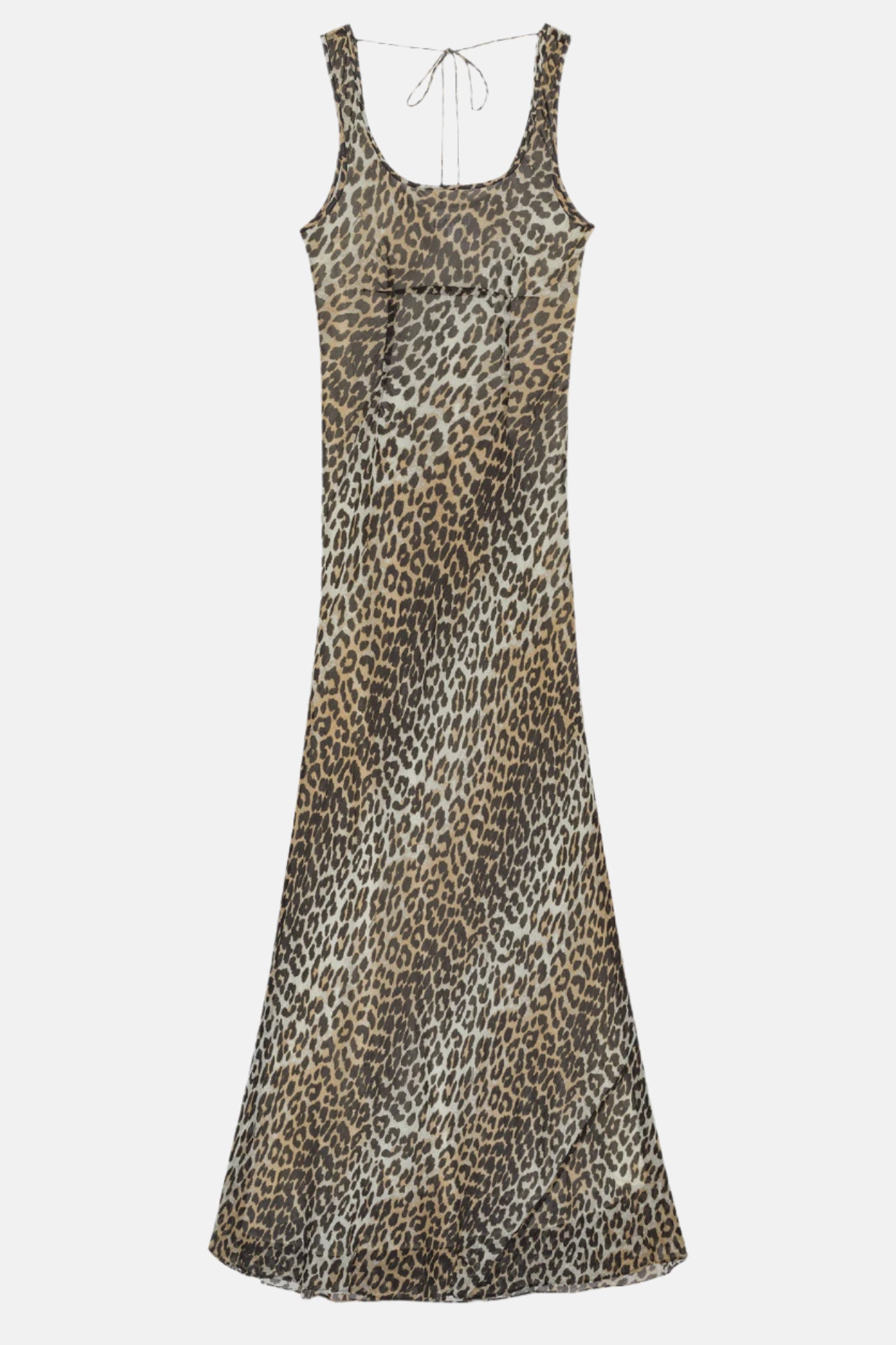 GANNI Printed Maxi, Leopard, Dress