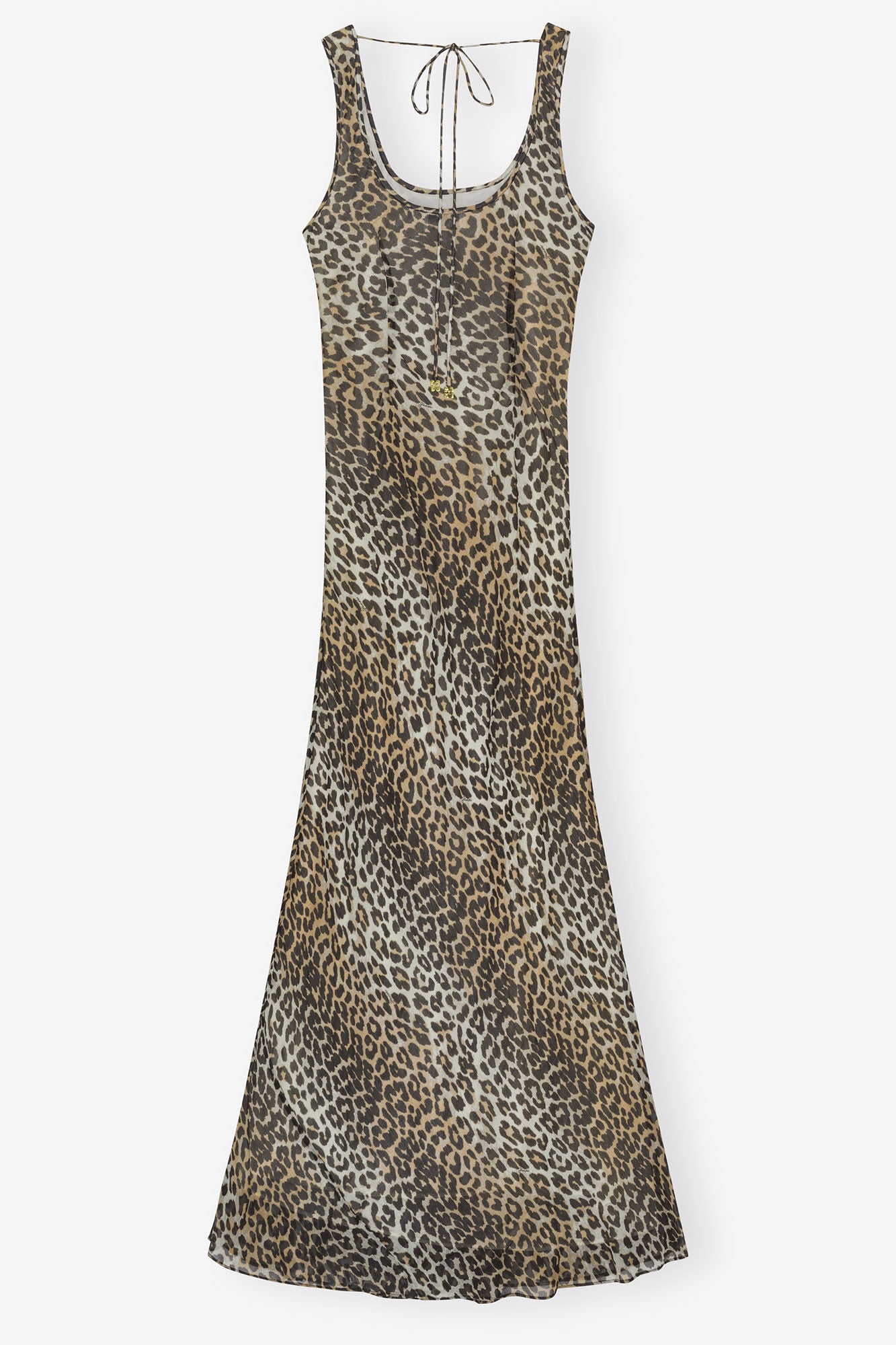 GANNI Printed Maxi, Leopard, Dress