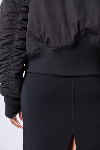 W J 204,  Black, Bomberjacke