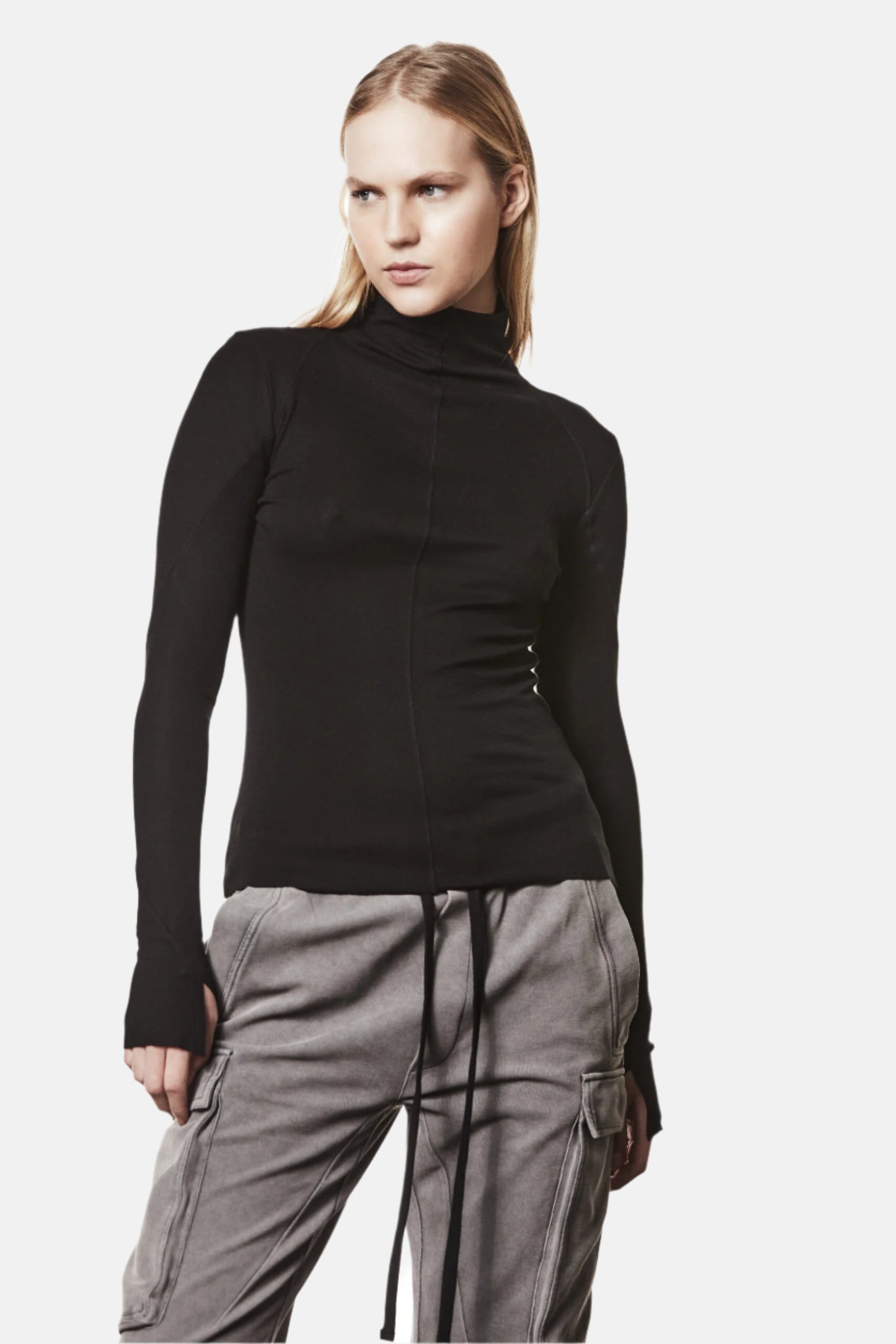 Thom/Krom W TS 589, Schwarz, Longsleeve