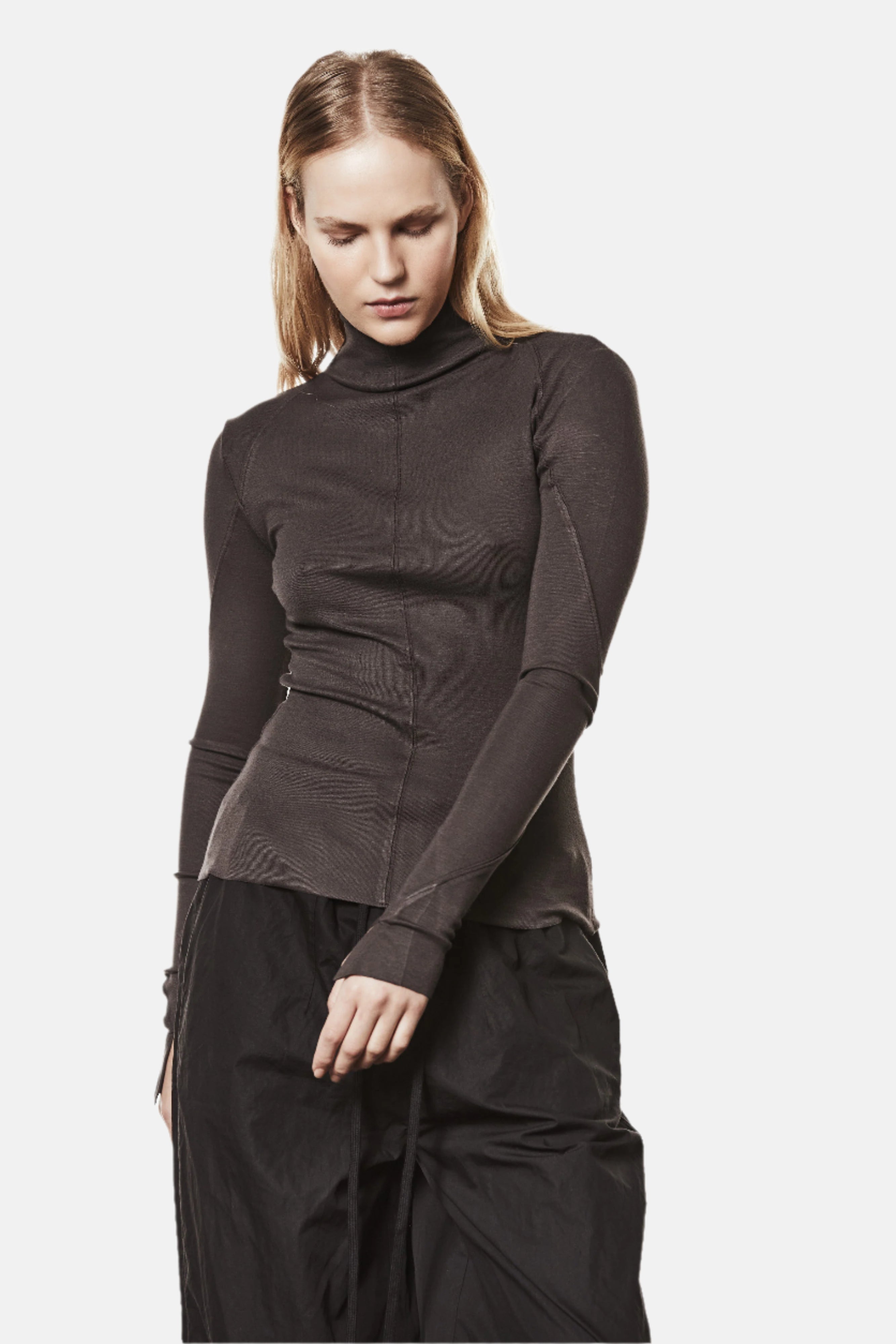 Thom/Krom W TS 589, Night Brown, Longsleeve