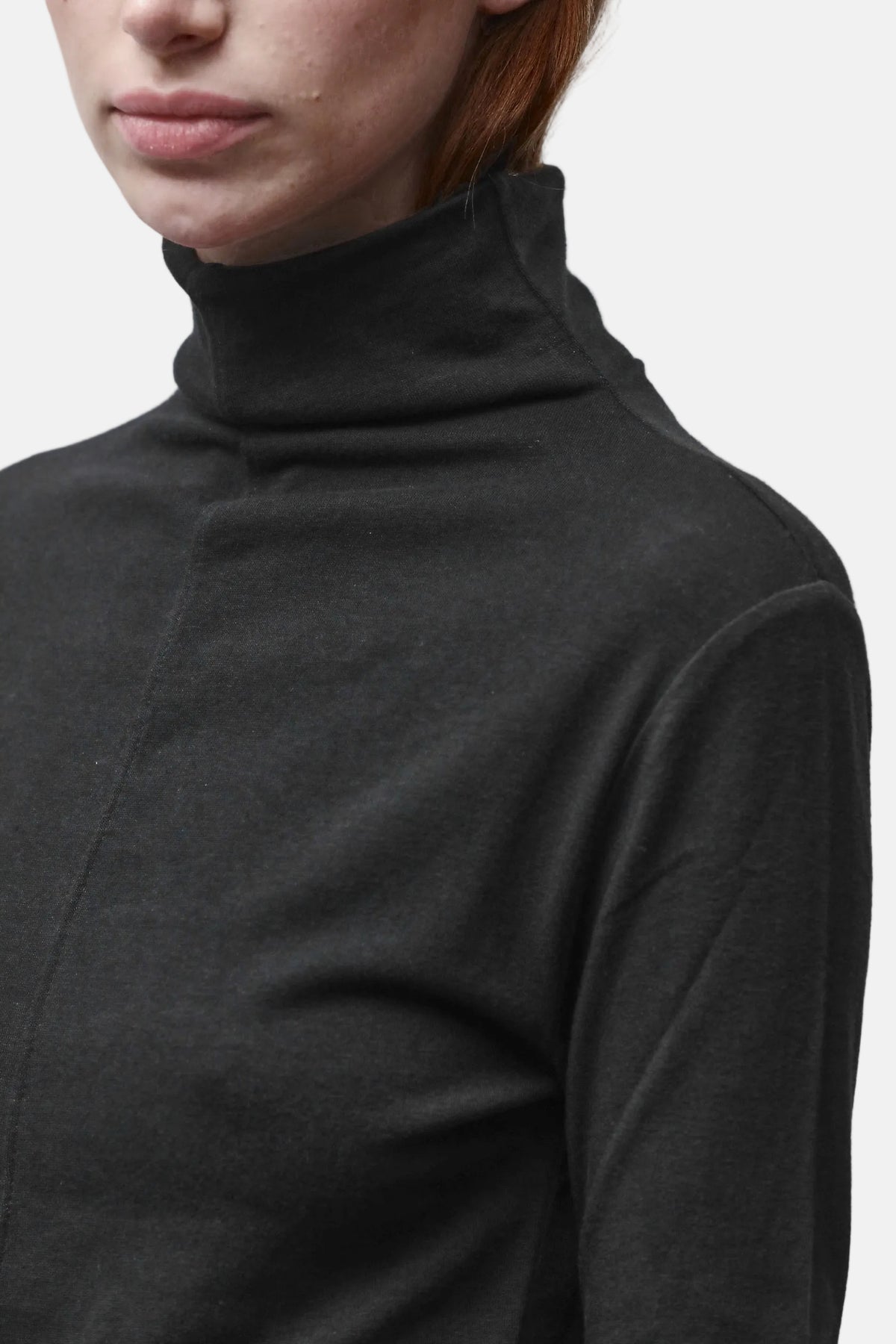 Thom/Krom W TS 627 Worked T-Shirt in Black, Ansicht 4