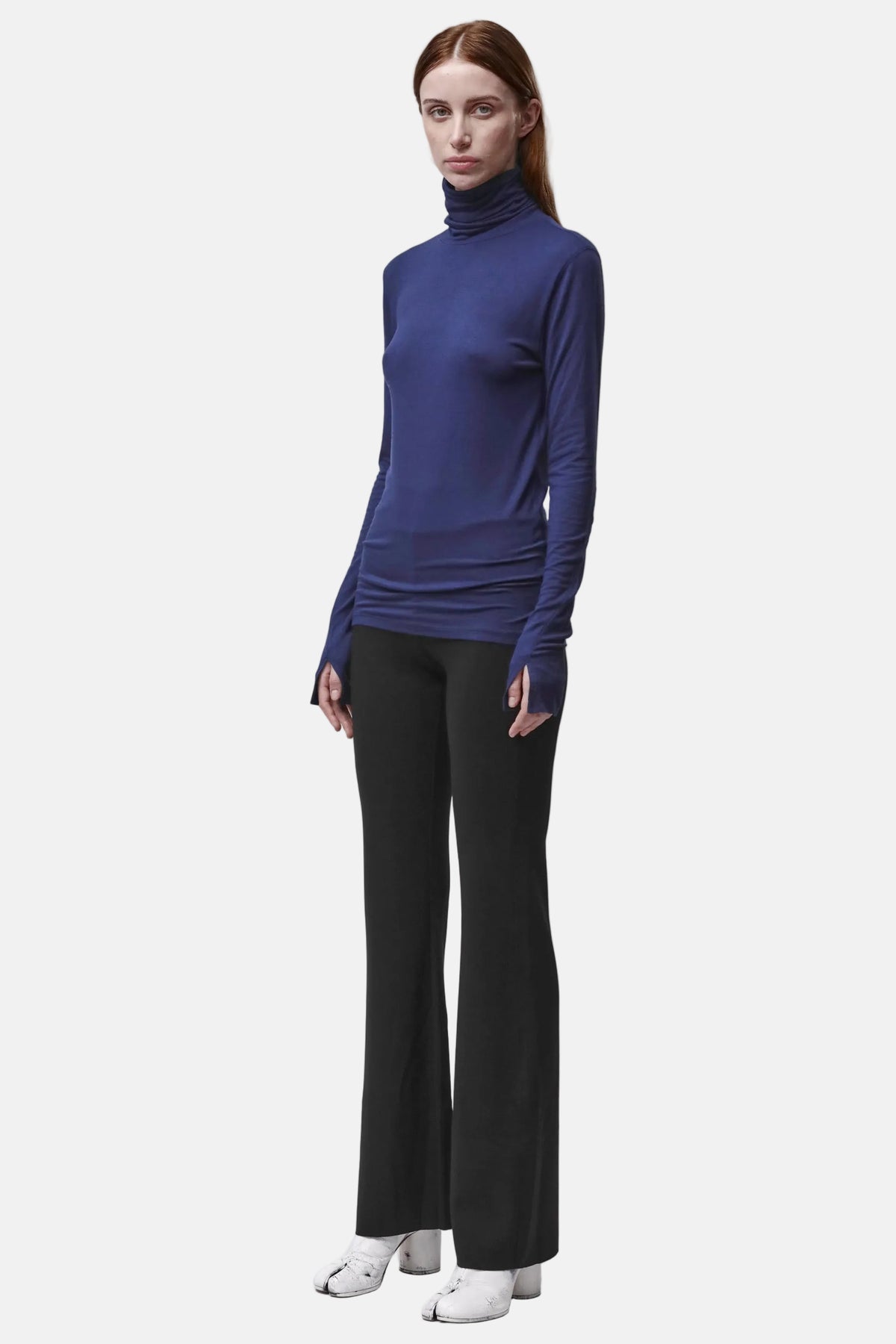 Thom/Krom W TS 637 Worked T-Shirt in Eclipse Blue, Ansicht 3