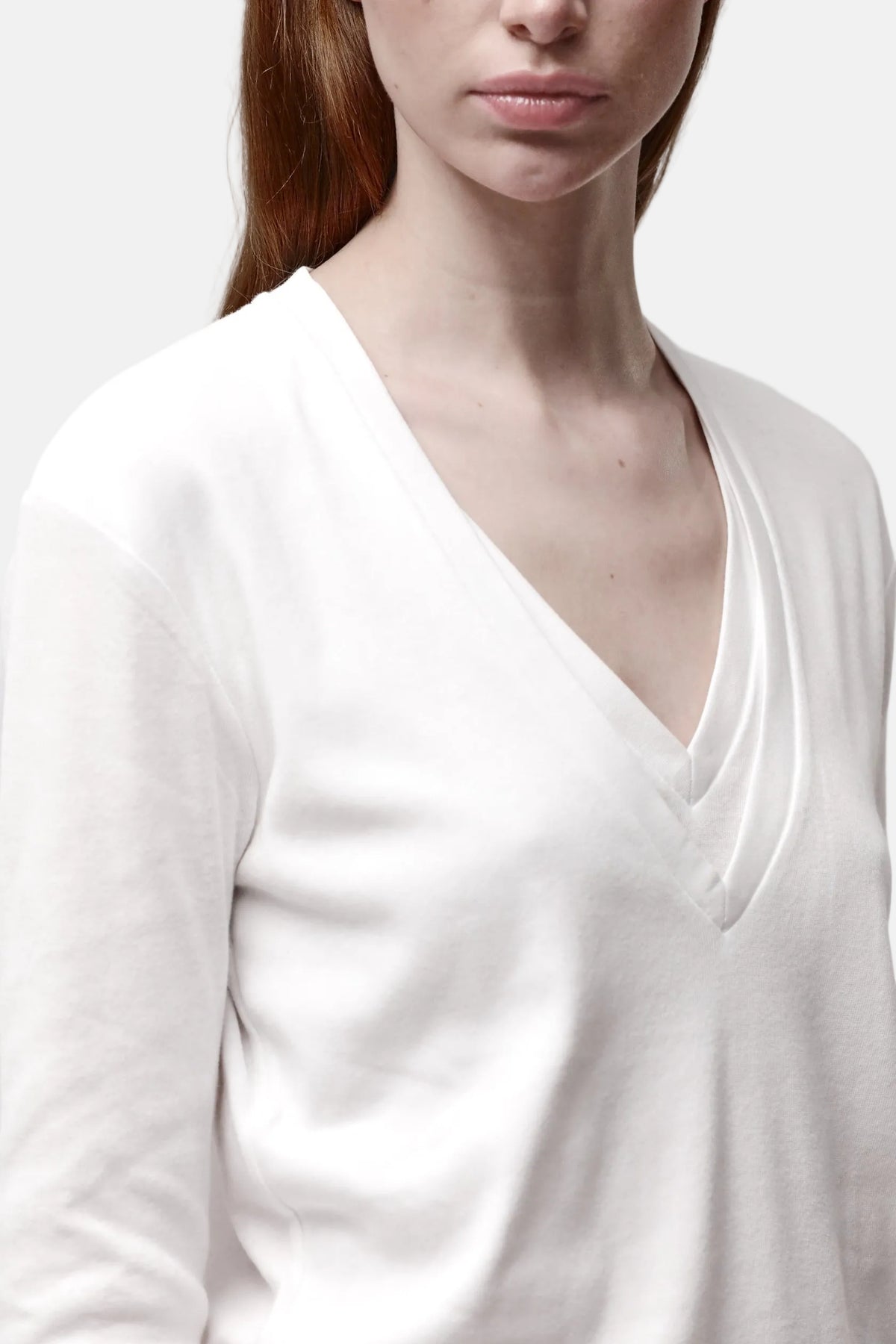 Thom/Krom W TS 649 Worked T-Shirt in Off White, Ansicht 4