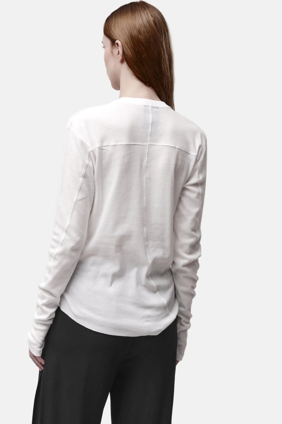 Thom/Krom W TS 649 Worked T-Shirt in Off White, Ansicht 3