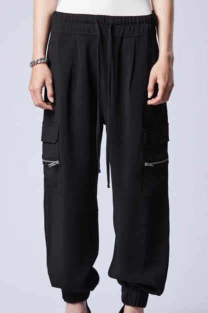 W ST 373, Black, Pants