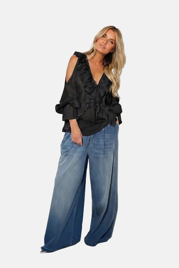 Gitta Banko Lea, Black, Bluse