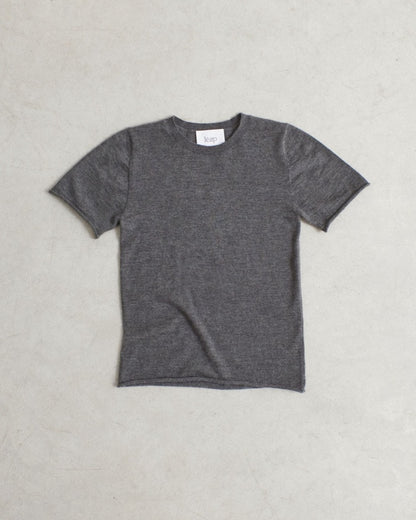 Belinda, SS24, Grey, Fine Cashmere Tee