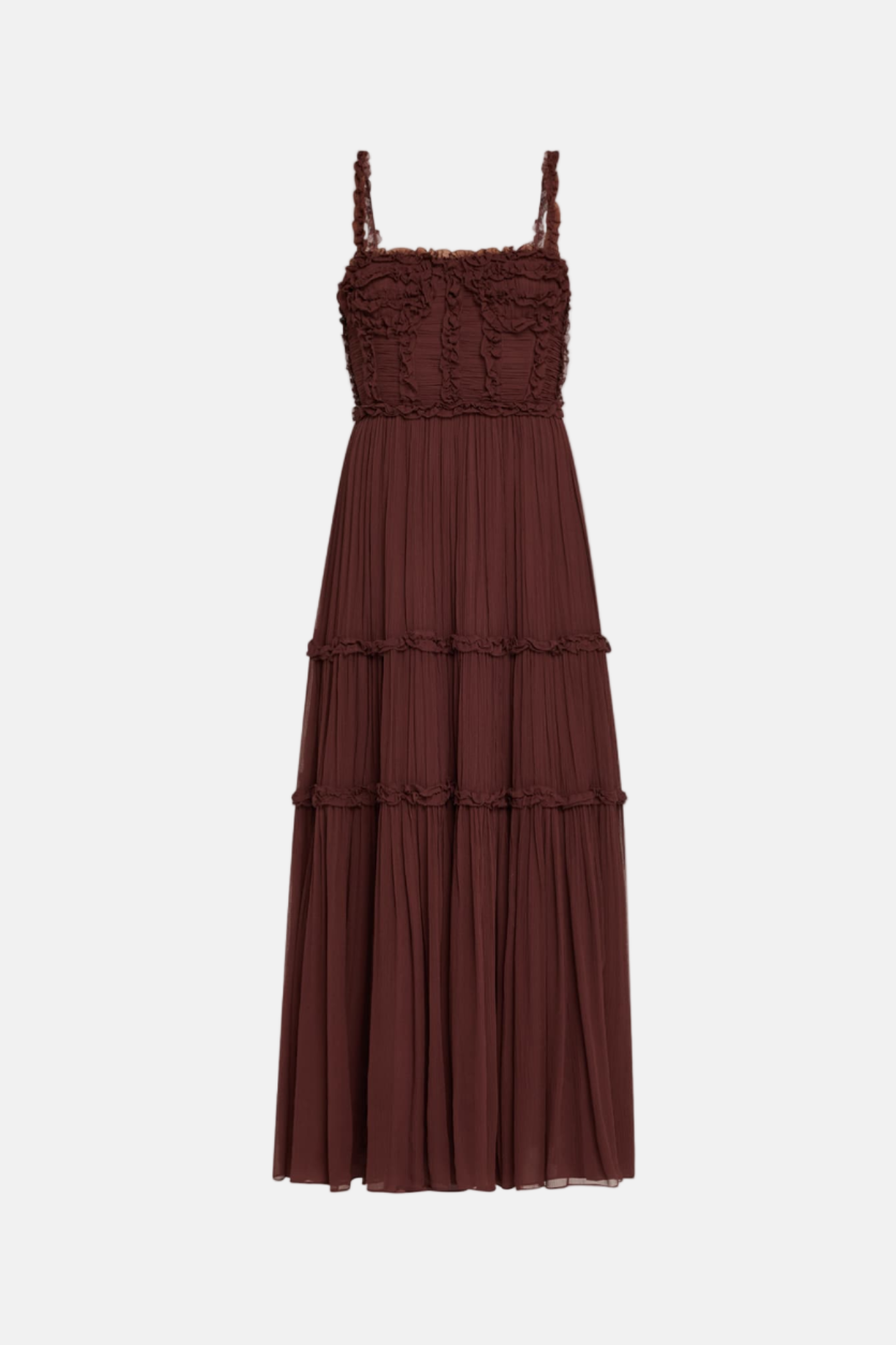 Ulla Johnson Talitha, Mahogany, Mid Dress
