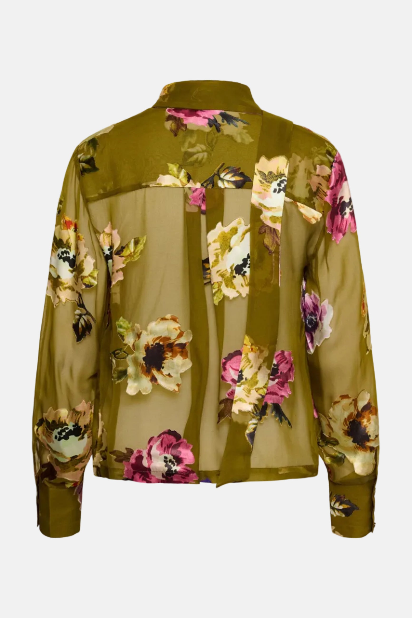 Gestuz Darcia, Olive Green Flower, Shirt