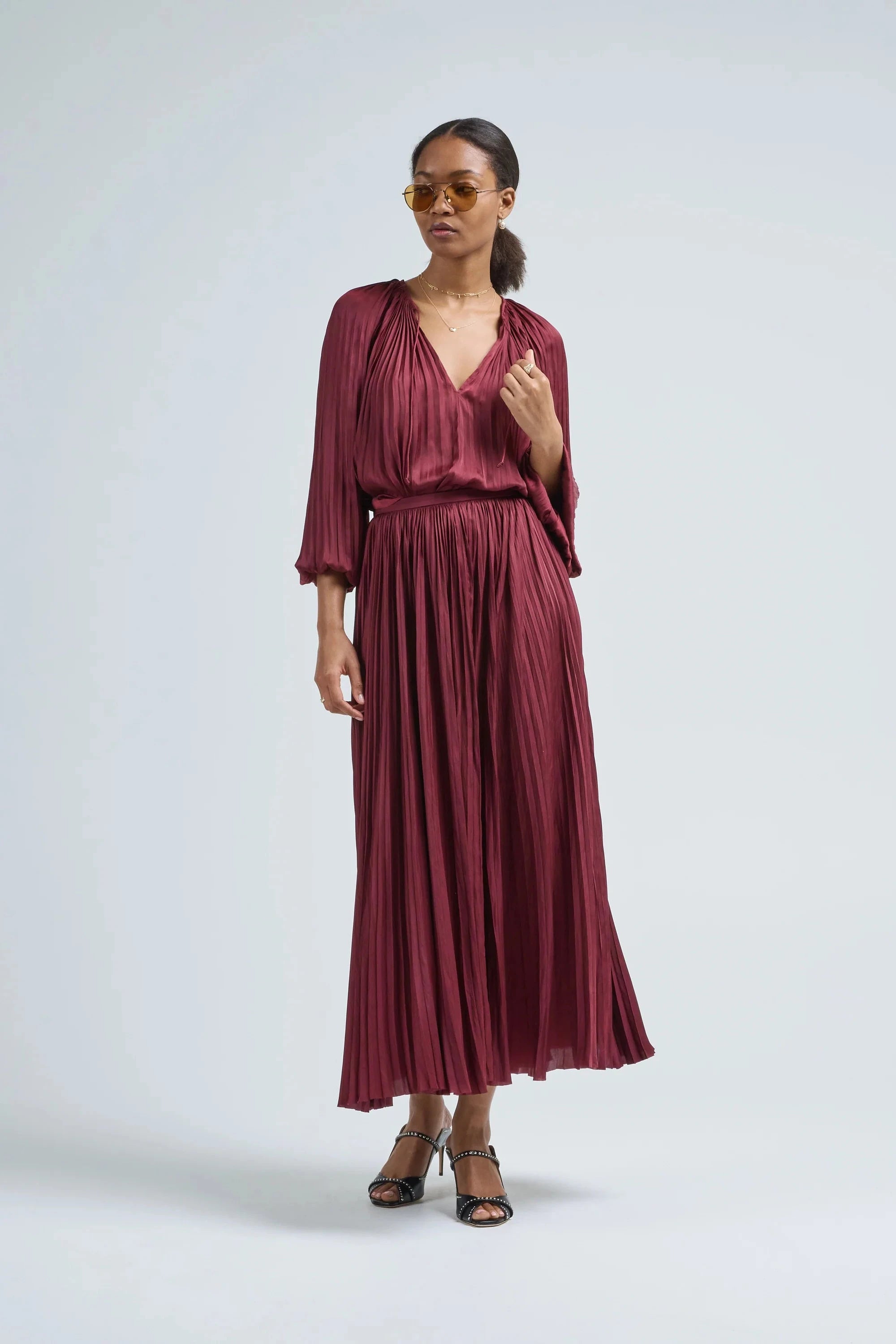 Ulla Johnson Lulu, Claret, Long Skirt