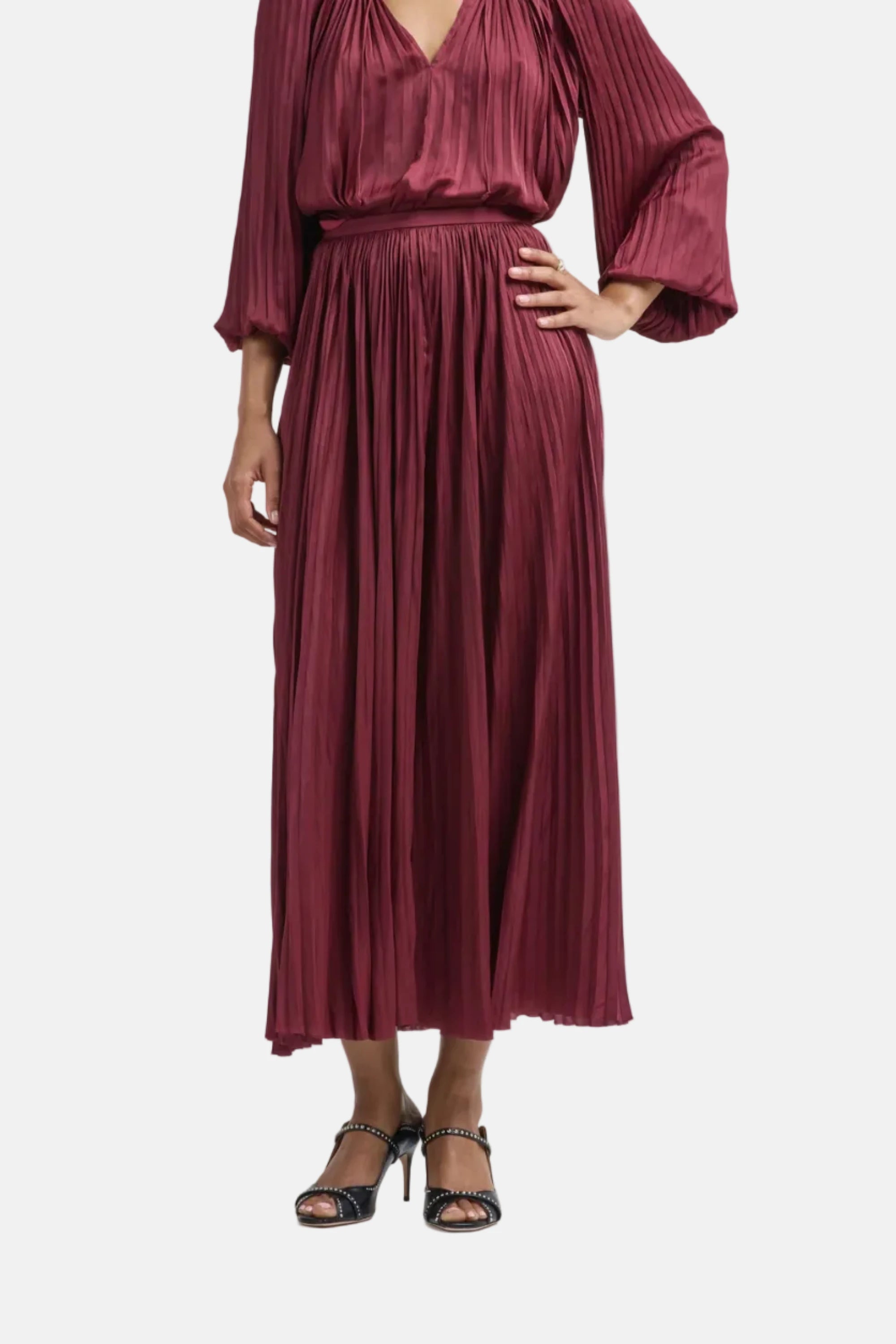 Ulla Johnson Lulu, Claret, Long Skirt