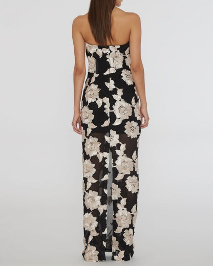 Flower Mesh Tube, Cream, Kleid