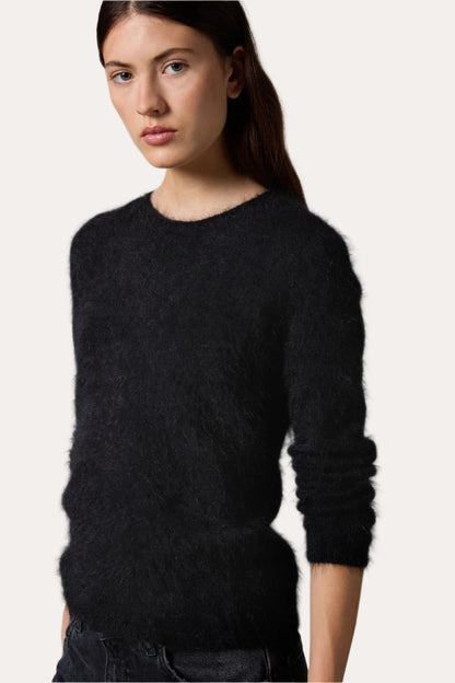 Girocollo, Black, Sweater