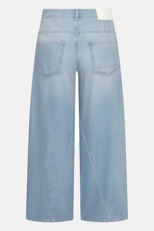 ROSSI Cameron Linen Mix Denim, Hellblau, Hose