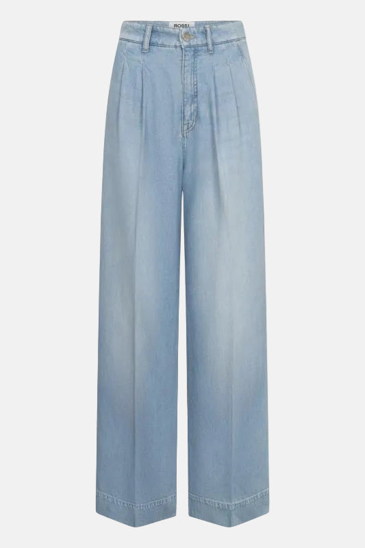 ROSSI Noa Linen Mix Denim, Hellblau, Jeans