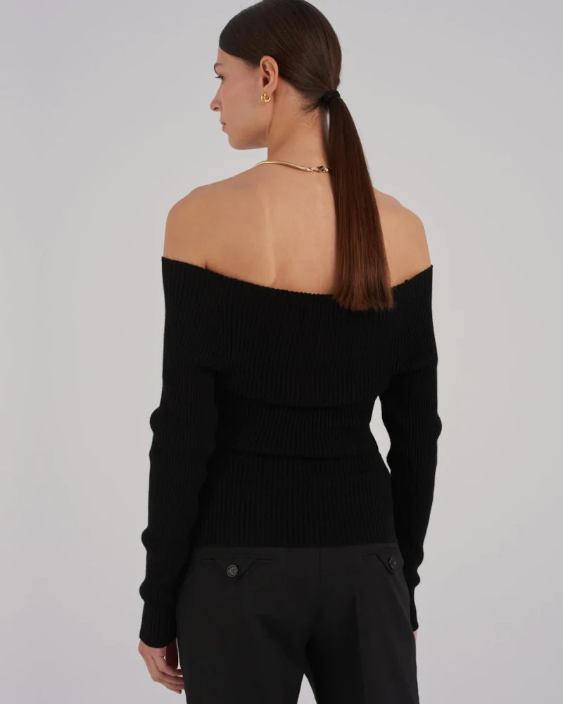 Coruna Top schwarz