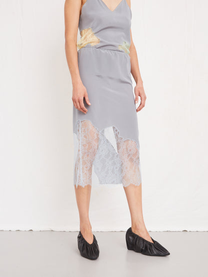 Seidenrock Grey Pastel Blue